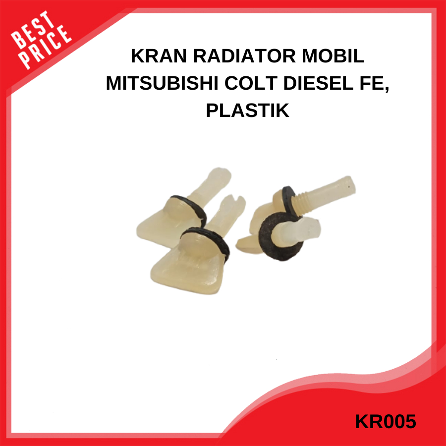 Jual Produk Tutup Kran Radiator Mitsubishi Colt Diesel FE Plastik Kran Radiator Warna Putih Mitsubis