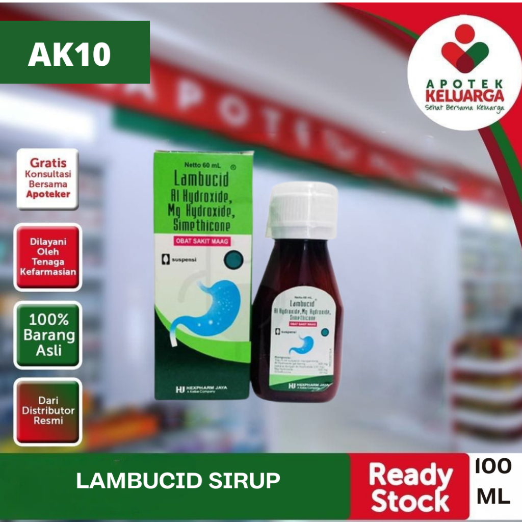 LAMBUCID SIRUP OBAT MAAG, LAMBUNG #PADANG