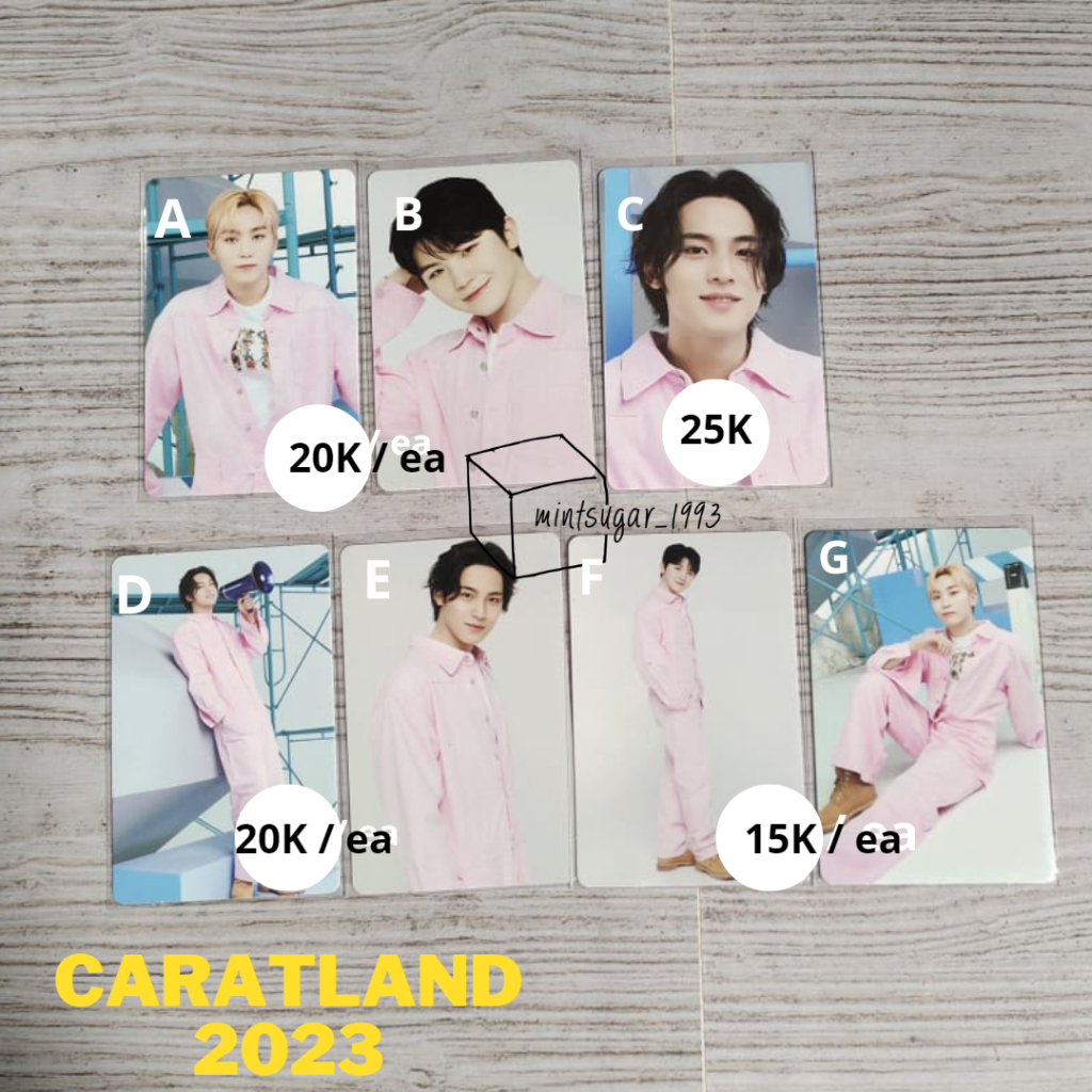 [ READY STOCK ] Photocard Seventeen Part 2 ( Caratland 2022 | Caratland 2023 | Dicon 101 | Dicon 102 ) woozi the8 mingyu dk seungkwan dino