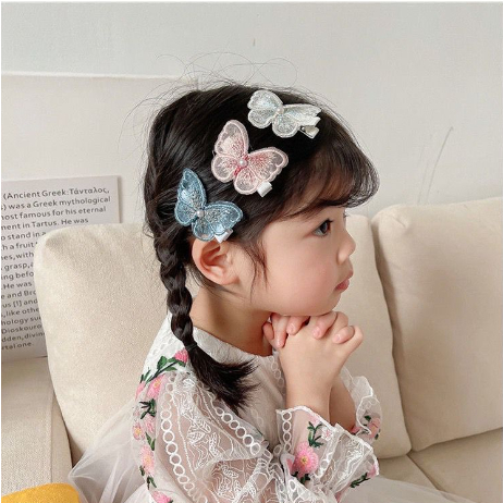 Jepitan ButterFly Wanita Hiasan KupuKupu Aksesoris Jepit Rambut Fashion Korea / Jepit Pony Butterfly