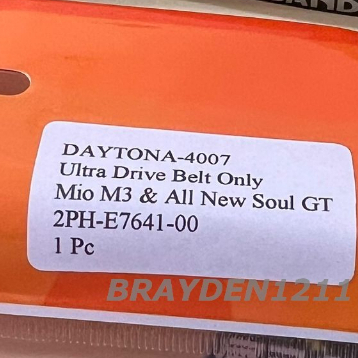 VANBELT V-BELT DAYTONA RACING MOTOR MIO M3 SOUL GT ALL NEW SOUL GT