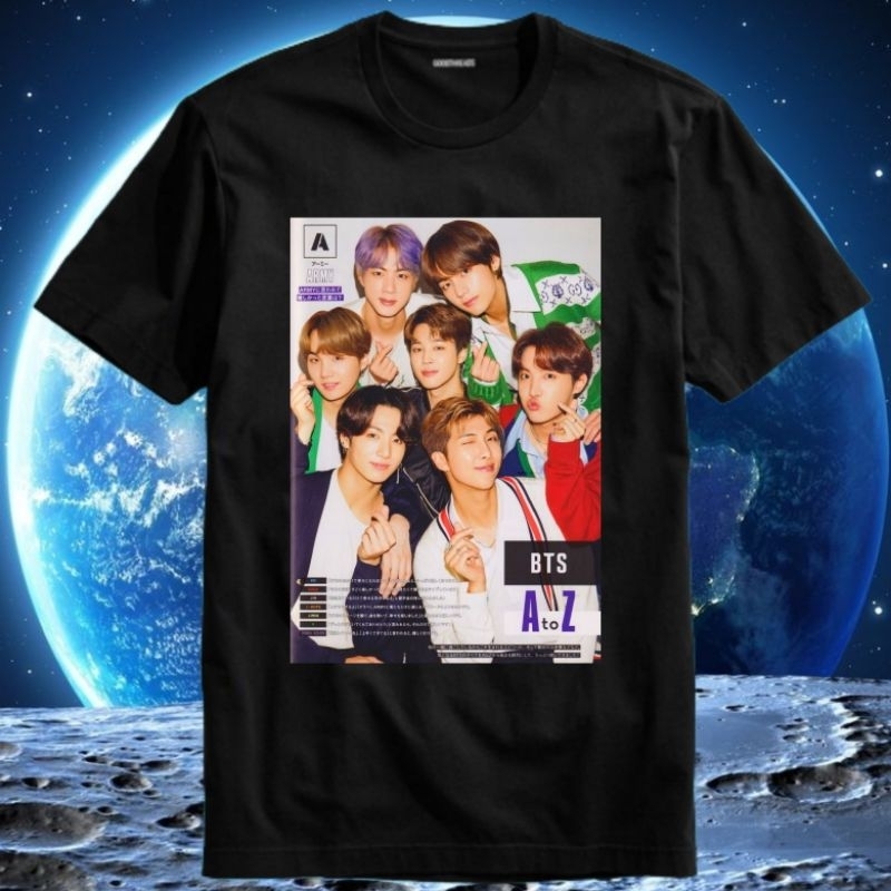 Baju Kaos Tshirt T Shirt Cewek Perempuan Boy Band BTS Bts bts Bangtan Bang Tan Boy Boys Love Yoursel