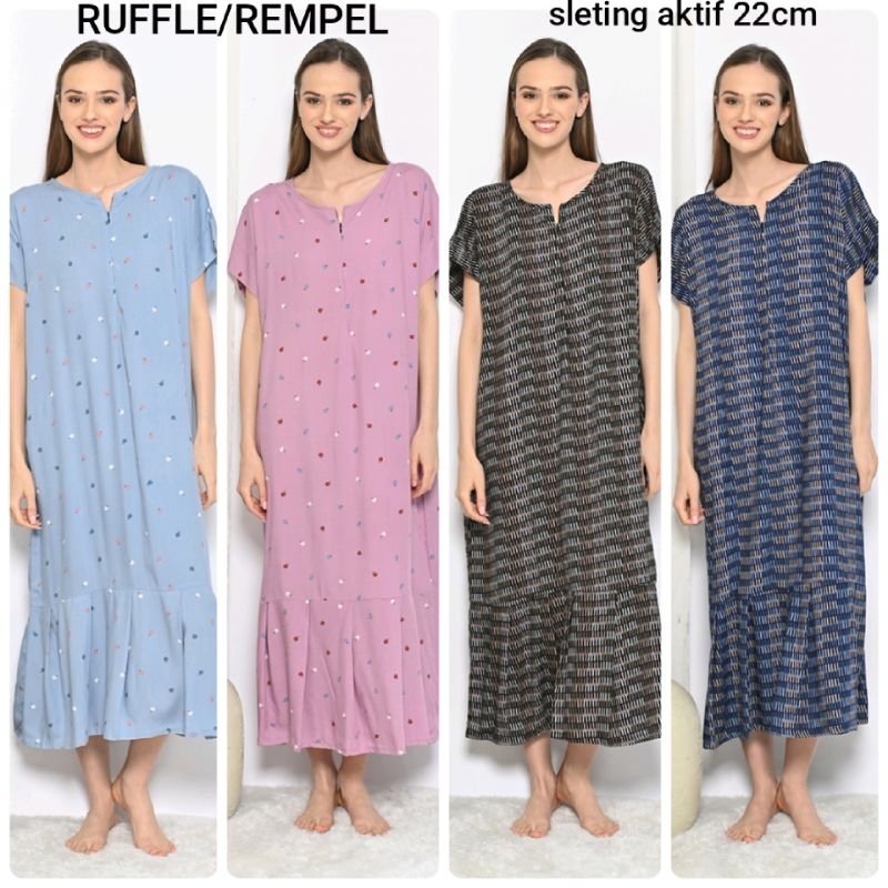 DASTER RUFFLE RIMPEL PJG busui sleting