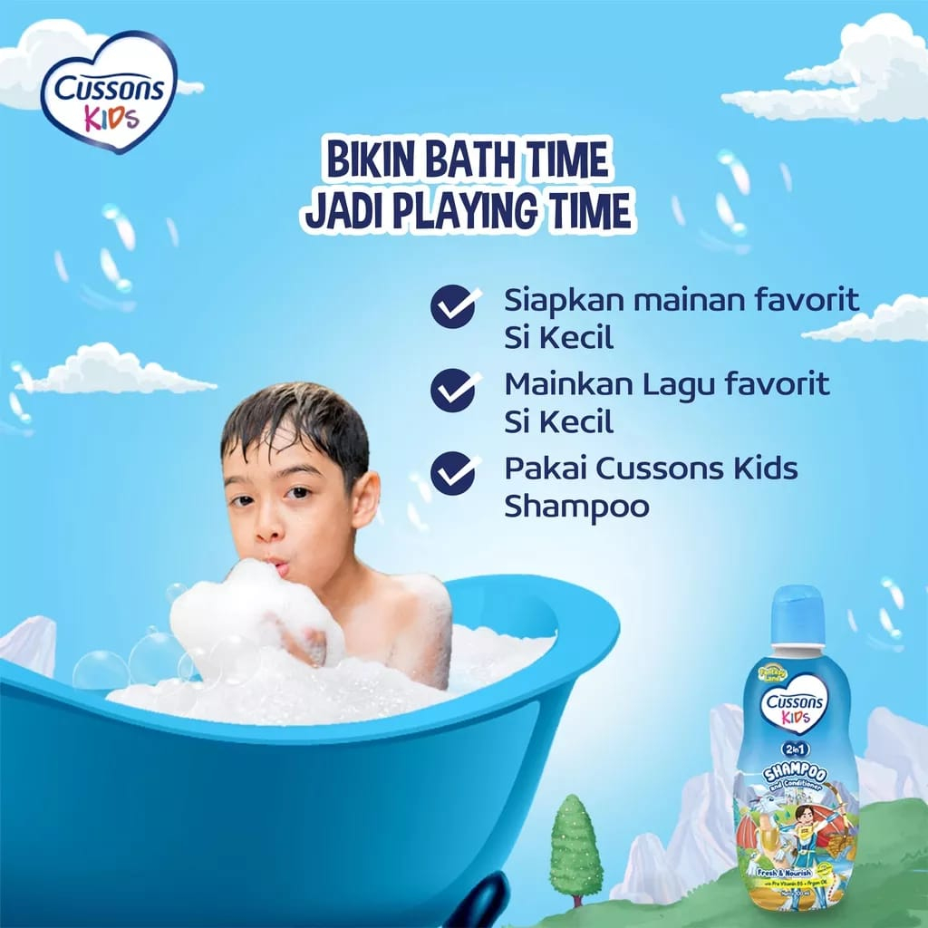 Cussons Kids Shampoo 2in1 Shampo 90ML