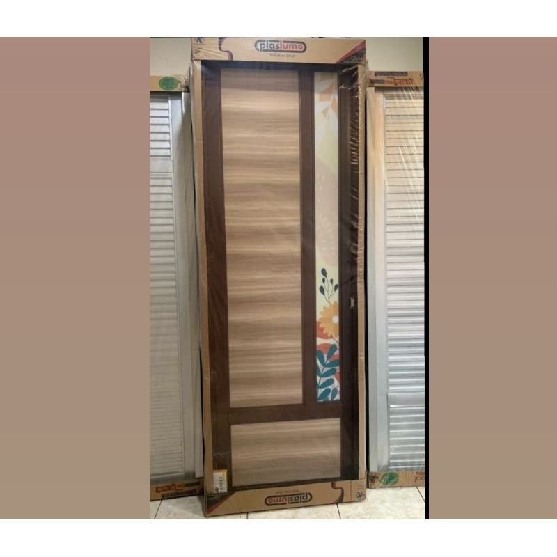 pintu kamar mandi galvalum Wing King Door WADJA plas lumo