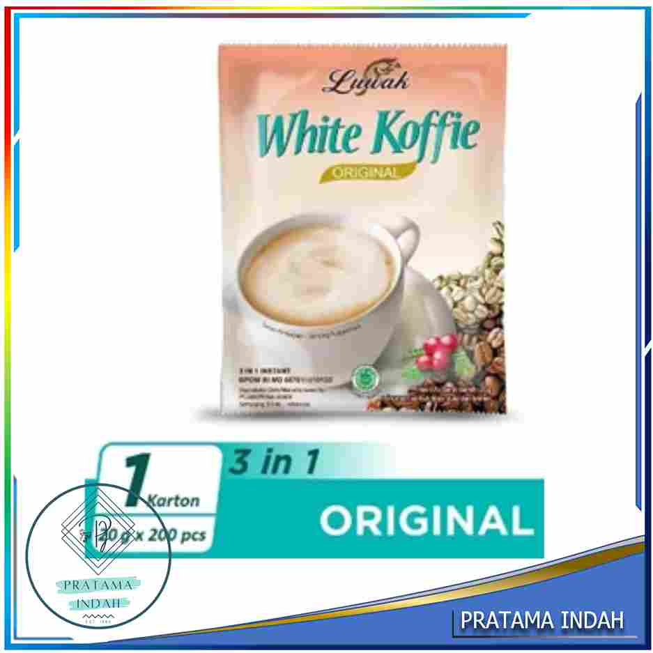 

KOPI LUWAK WHITE KOFFIE @20GR 1 KARDUS 20 RENTENG