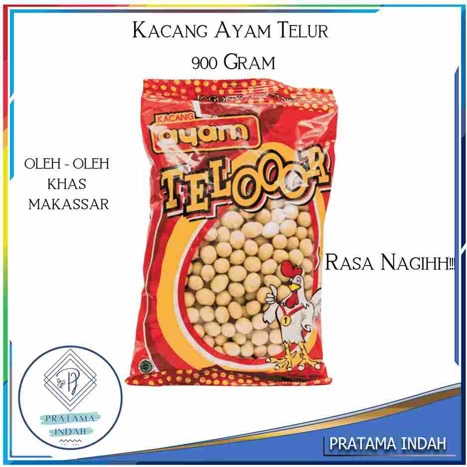 KACANG AYAM TELOOOR / KACANG TELUR / KACANG TELOR KHAS MAKASSAR 900GRAM