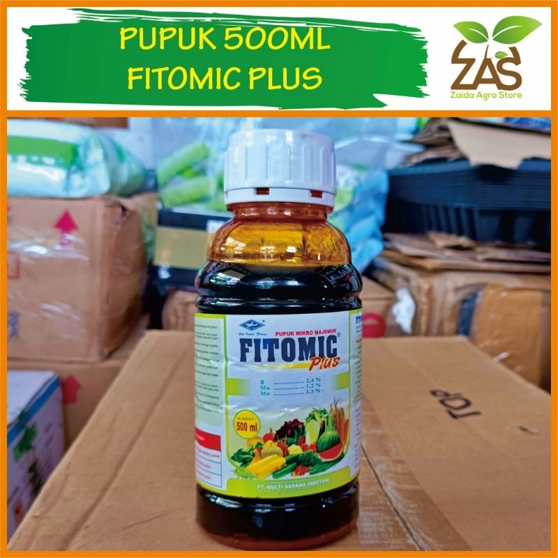 Pupuk Special Cair Fitomic Plus Cap Kapal Terbang 500Ml