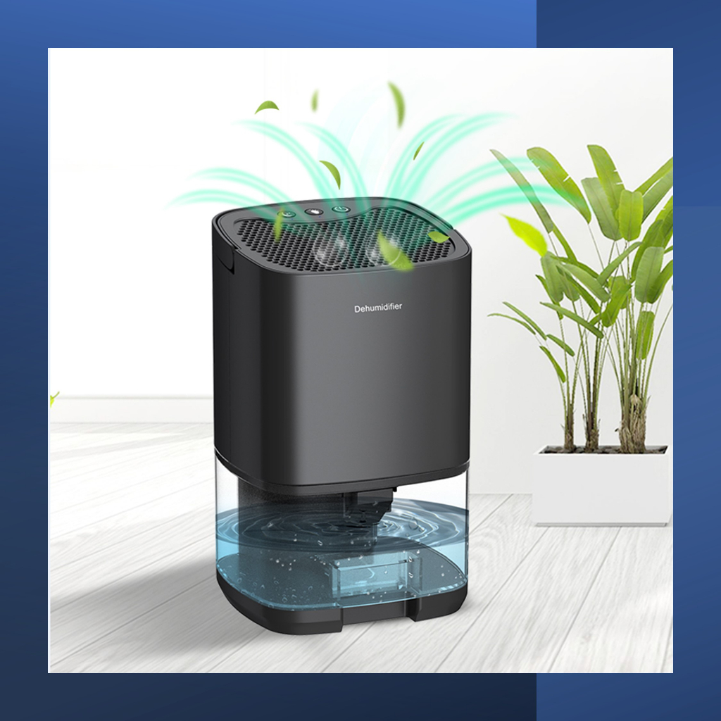 Dehumidifier 2 in 1 Moisture Absorber Anion Purification 1 L