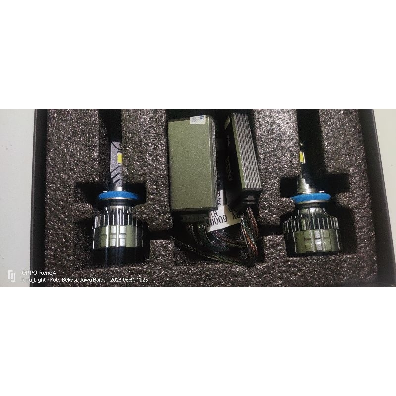 Led H11 100watt. cahaya putih 6000k.