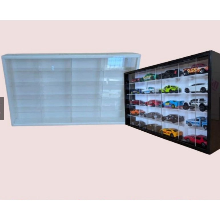 Tempat hotwheels akrilik / rak hotwheels akrilik / Display rak hotweels isi 20