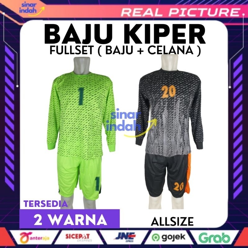 Setelan Baju Sepak Bola Futsal DEWASA MOTIF Goal Keeper Kiper