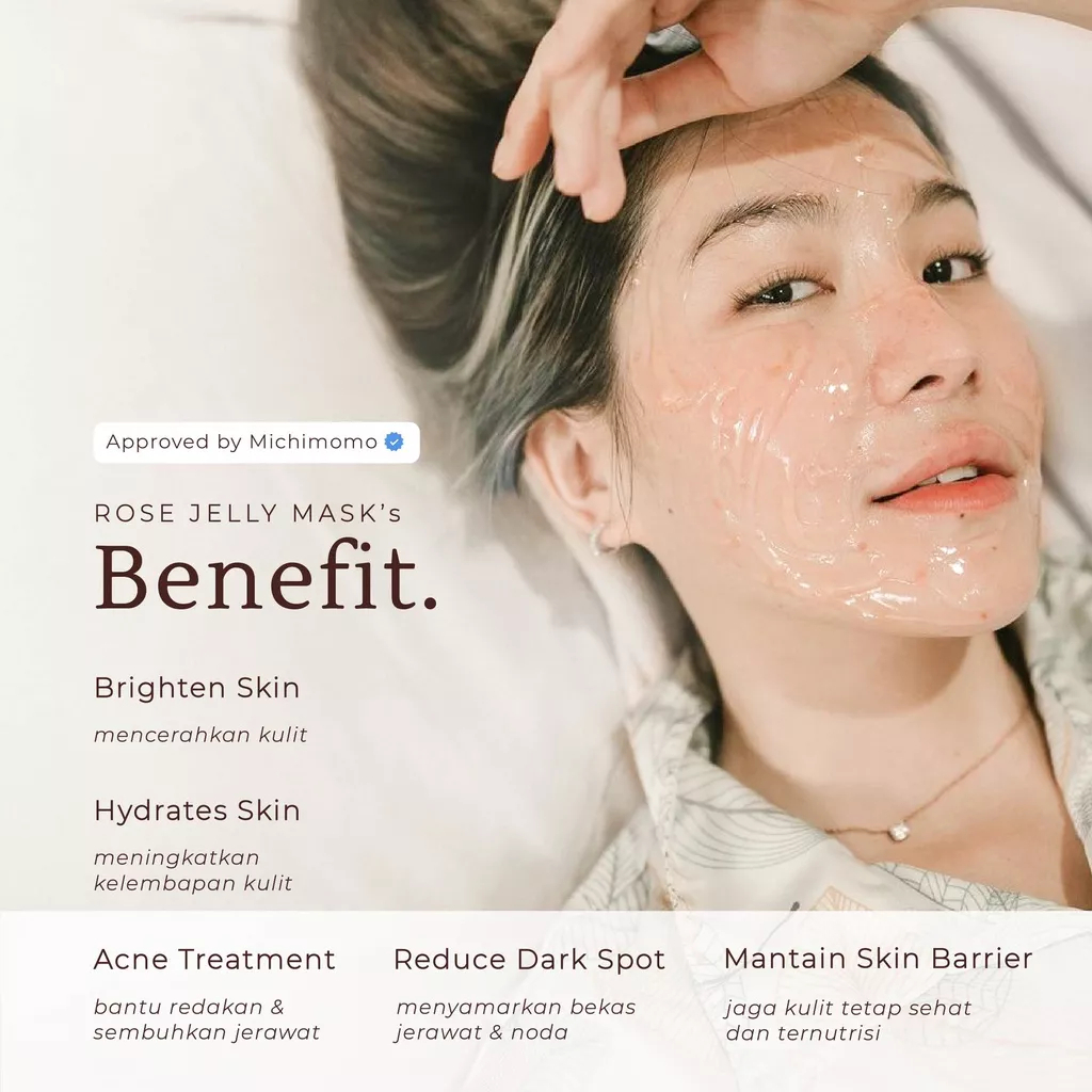 EILEEN GRACE Moisturize Brightening Rose Deep Cleansing Exfoliating Black Jelly Mask - Masker Wajah