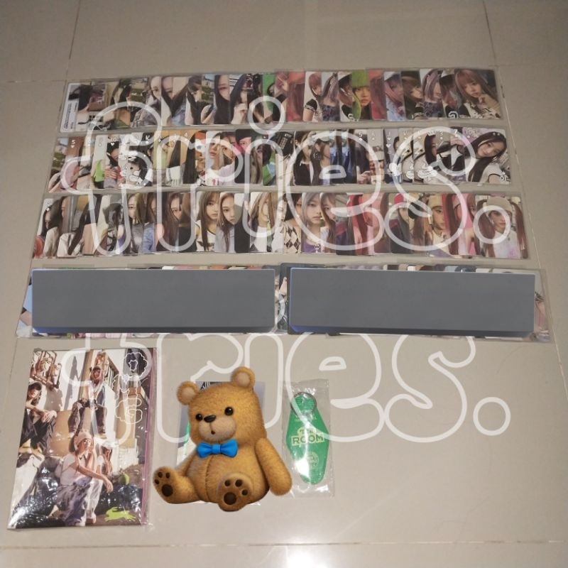 NEWJEANS ♡ MINJI HANNI DANIELLE HAERIN HYEIN 1ST EP BLUEBOOK OMG ALBUM WEVERSE MESSAGE CARD SG23 POB