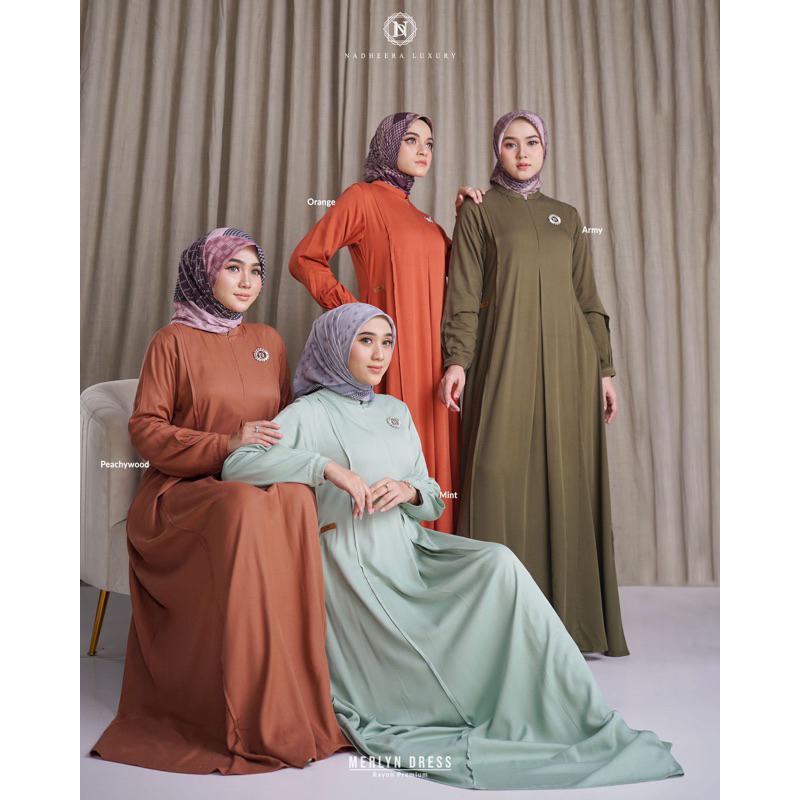 TERBARU✅MERLYN DRESS BY NADHEERA LUXURY