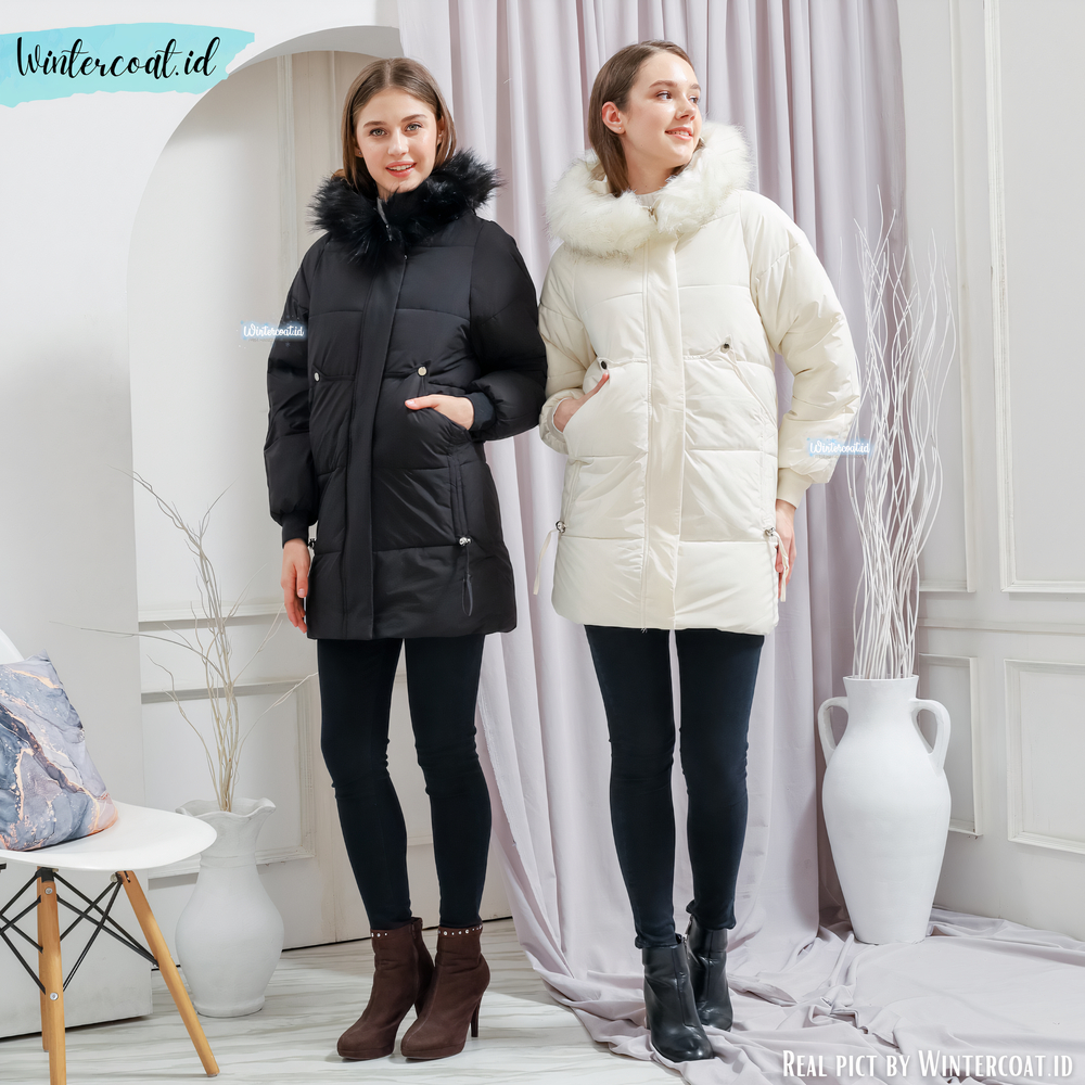 Coat wanita winter import Inara mantel musim dingin hangat tahan angin waterproof wind breaker windproof jacket jaket cewek