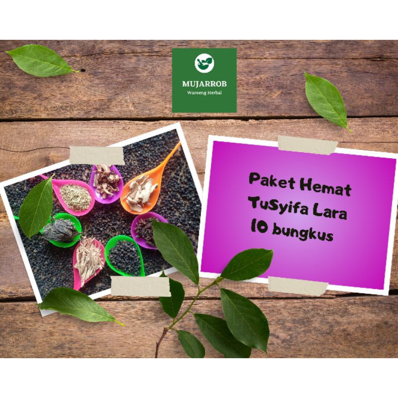 

Tusyifa Lara Ramuan Tusyifalara Kering Rebus Paket 10 Bungkus