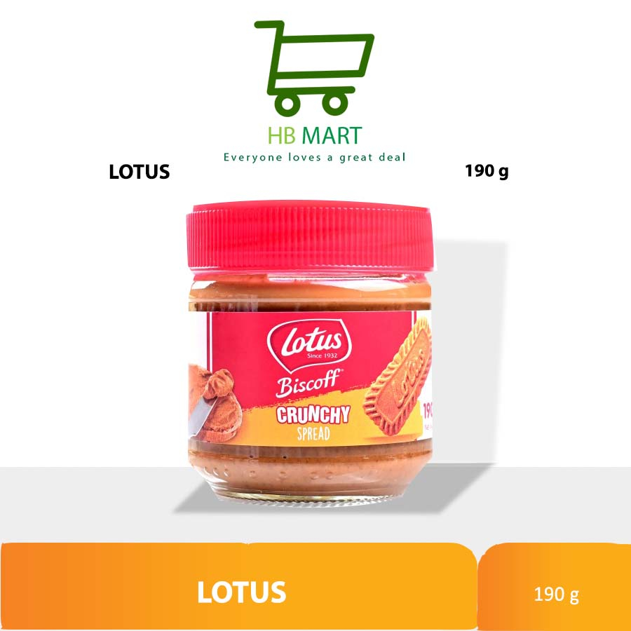 Lotus Biscoff Crunchy Spread 190 g (Selai Karamel)