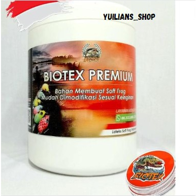 Terlaris Biotex Premium Bahan Bikin Soft Frog Kemasan 900 ml