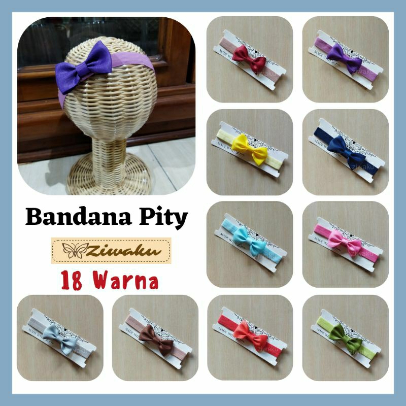 Bandana Bayi PITY Bando Bayi Perempuan Aksesoris Rambut Ziwaku