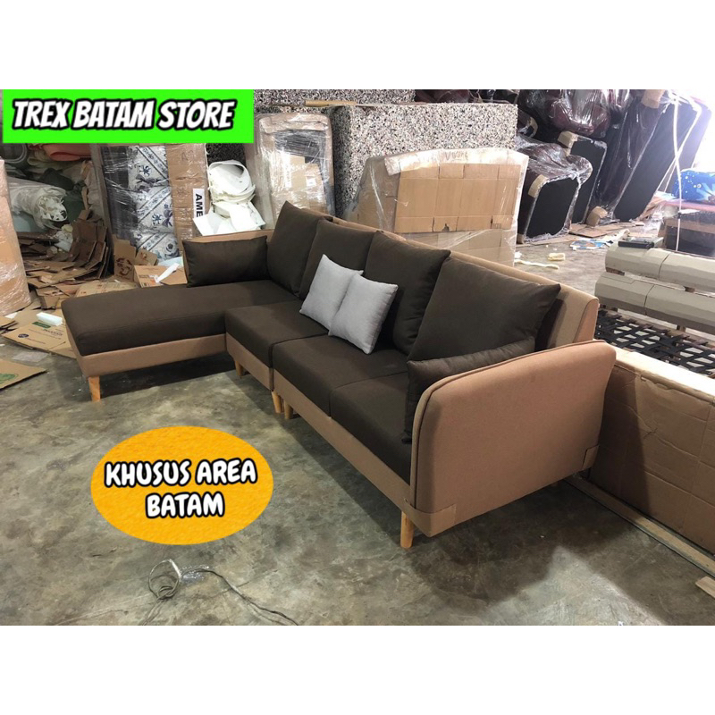 SOFA COKLAT L [BATAM]