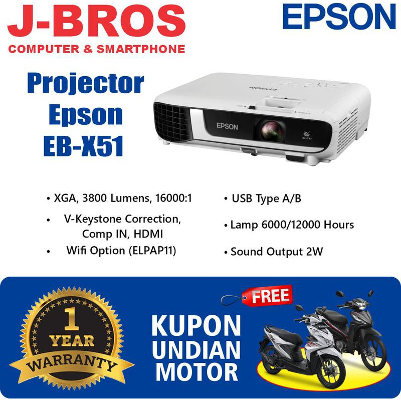 Projector Epson EB-X51