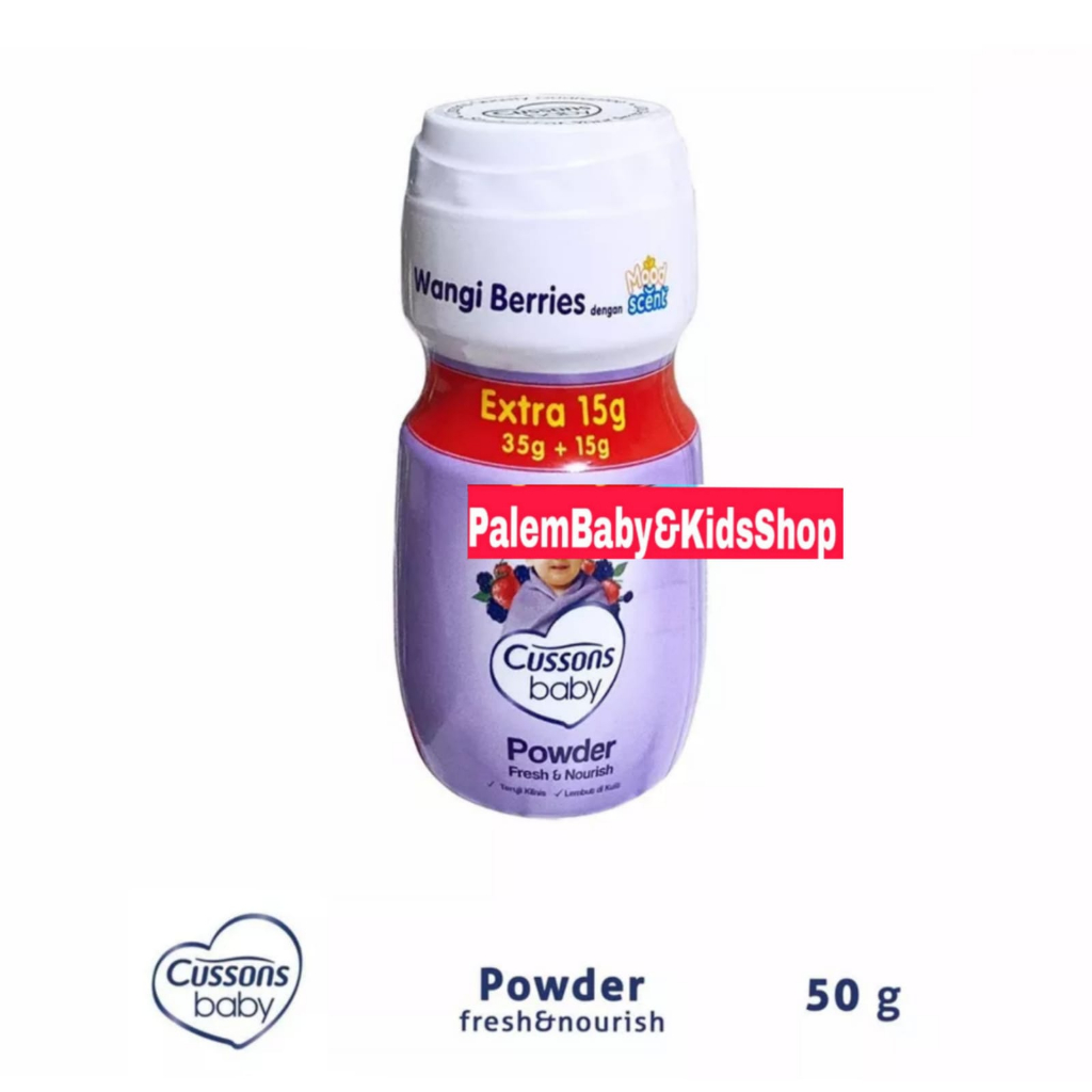 Cussons Baby Powder 35Gr+15Gr bedak bayi newborn