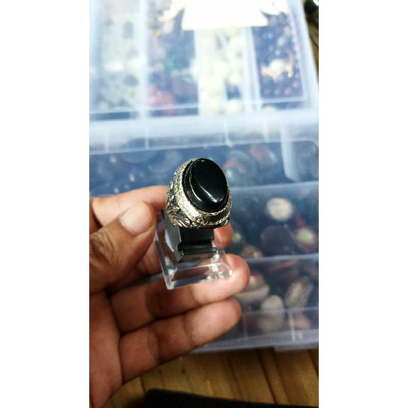 Cincin batu akil yaman habasyi natural