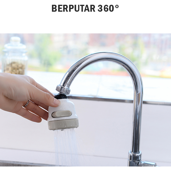 Kepala Keran Faucet Shower Turbo Shower Tiga Mode
