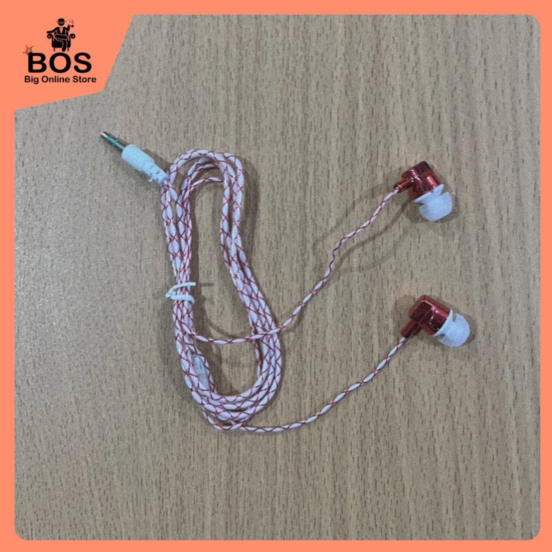 BOS - HF MUSIC MP3 NEW RANDOM | HANDSFREE HENSET EARPHONE NON MIC STEREO