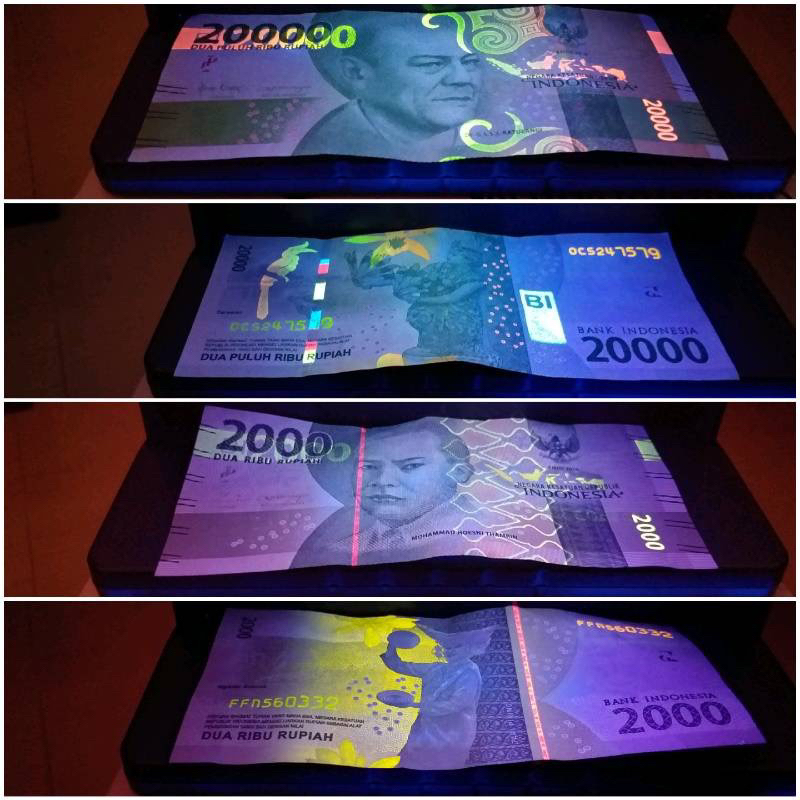 Mesin Cek Uang Palsu Money Detector Lampu Ultraviolet Q2 3110 CEK UANG PASPOR BPKB STNK