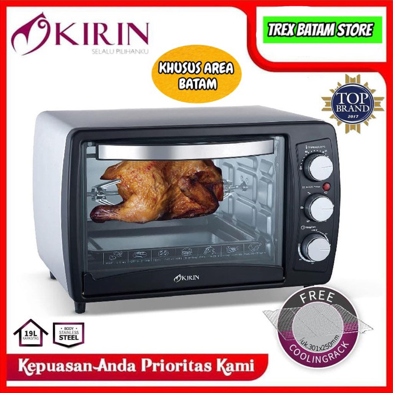 OVEN KIRIN 19 LITER KBO 190 RA GARANSI [ BATAM ]