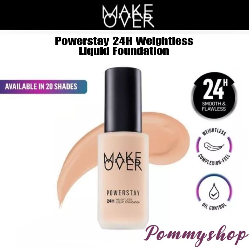 Make Over Powerstay 24H Weightless Liquid Foundation 40ml | Oil Control Foundation