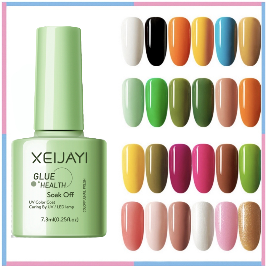 (121-156) Soak Off Nail Gel Polish UV LED Halal Pastel Colour / Kutek Kuku warna macaron / cat kuku Nail Art / Kutek UV KU006