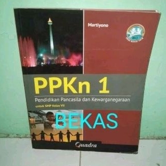 Buku PPKN 1 SMP kelas 7 Quadra kurikulum 2013 revisi 2016