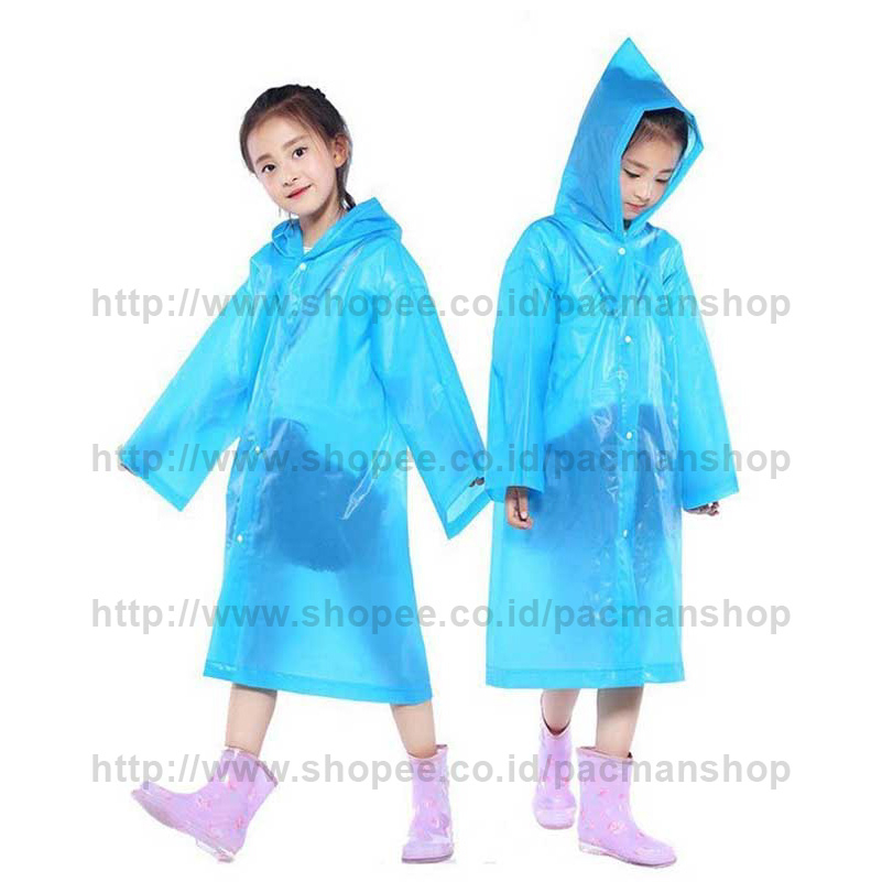 Jas Hujan Anak - Kids Rain Coat - Jas Hujan Anak Perempuan - Jas Hujan Anak Laki Laki - Mantel Hujan Anak