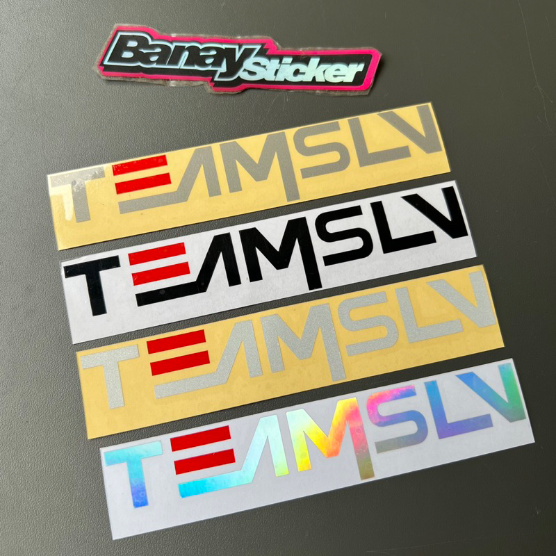 Stiker Sticker TEAMSLV cutting