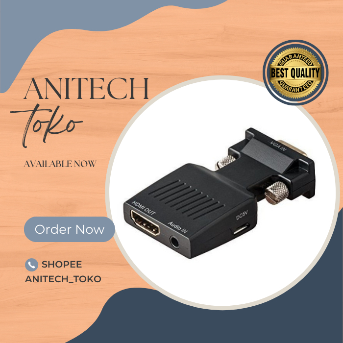 converter VGA ke Hdmi/kaBel VGA TO hDMI