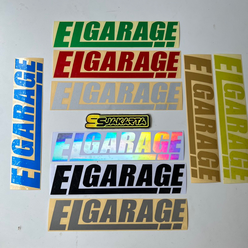 STIKER STICKER ELGARAGE CUTTING