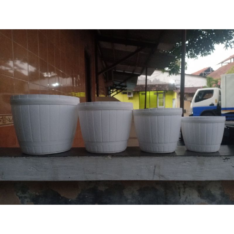 POT GENTONG 18 MOTIF KAYU