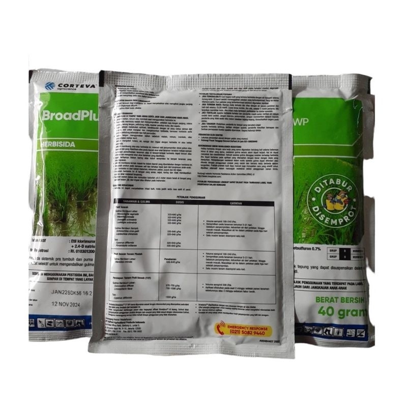 Herbisida BroadPlus 77WP ISI 40GRAM