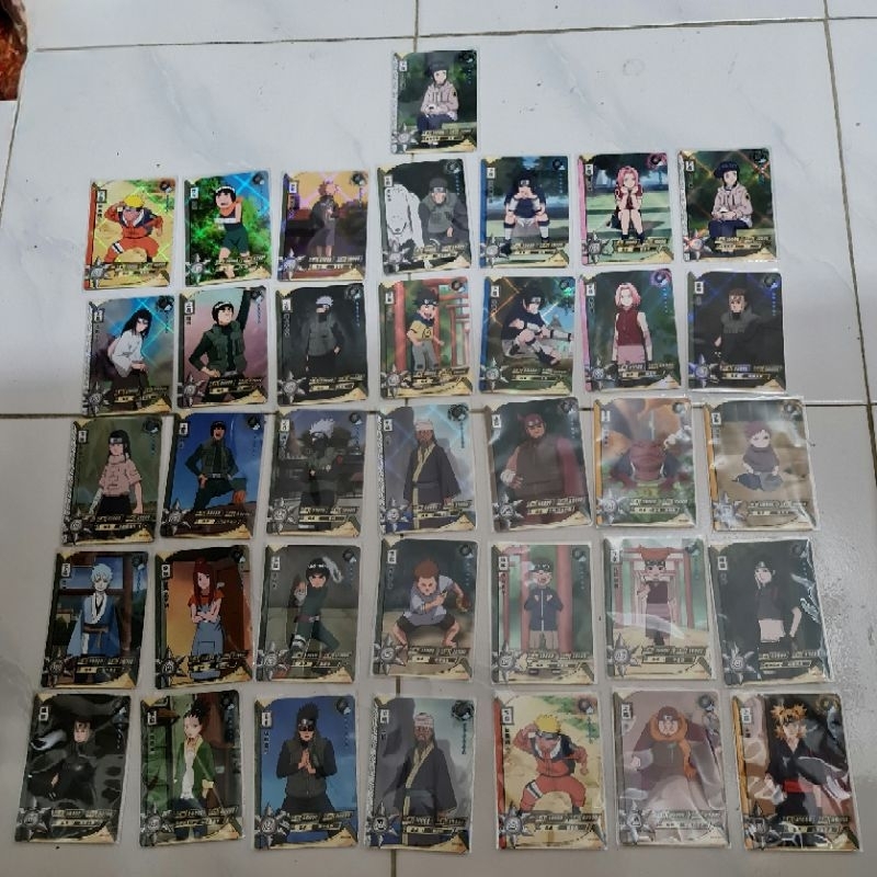 Gashapon Gacha Japan Kartu Card Naruto Kayou TCG Game T4W5 T4 W5 R