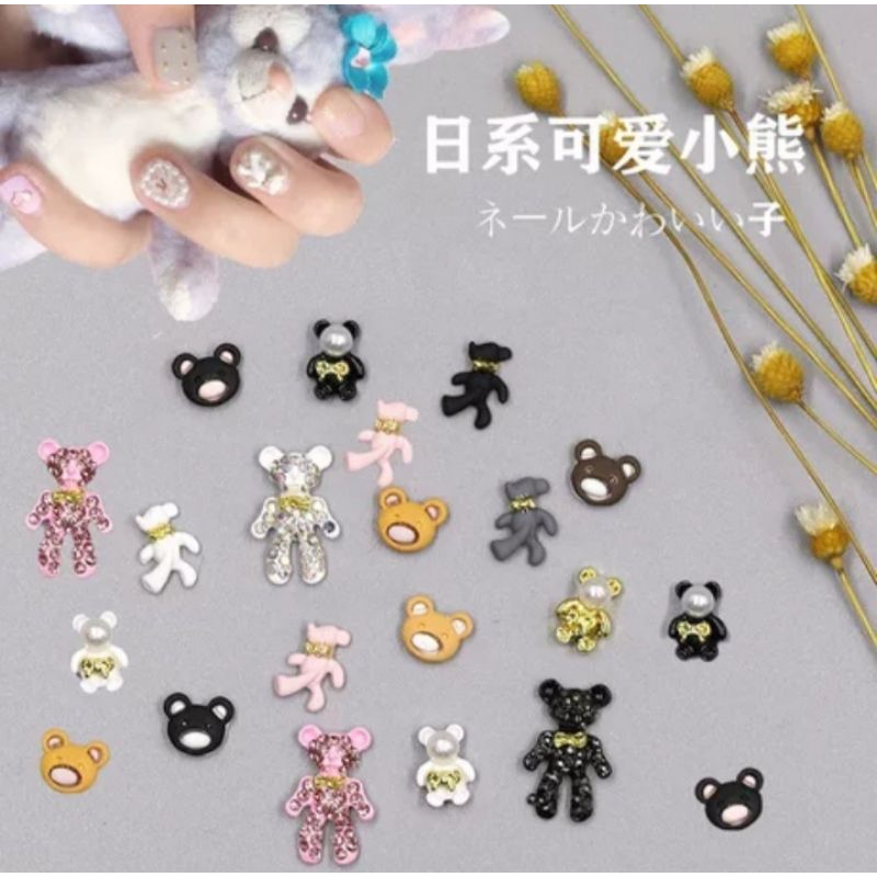 Hiasan Nail Arts Lucu isi 10 (random)