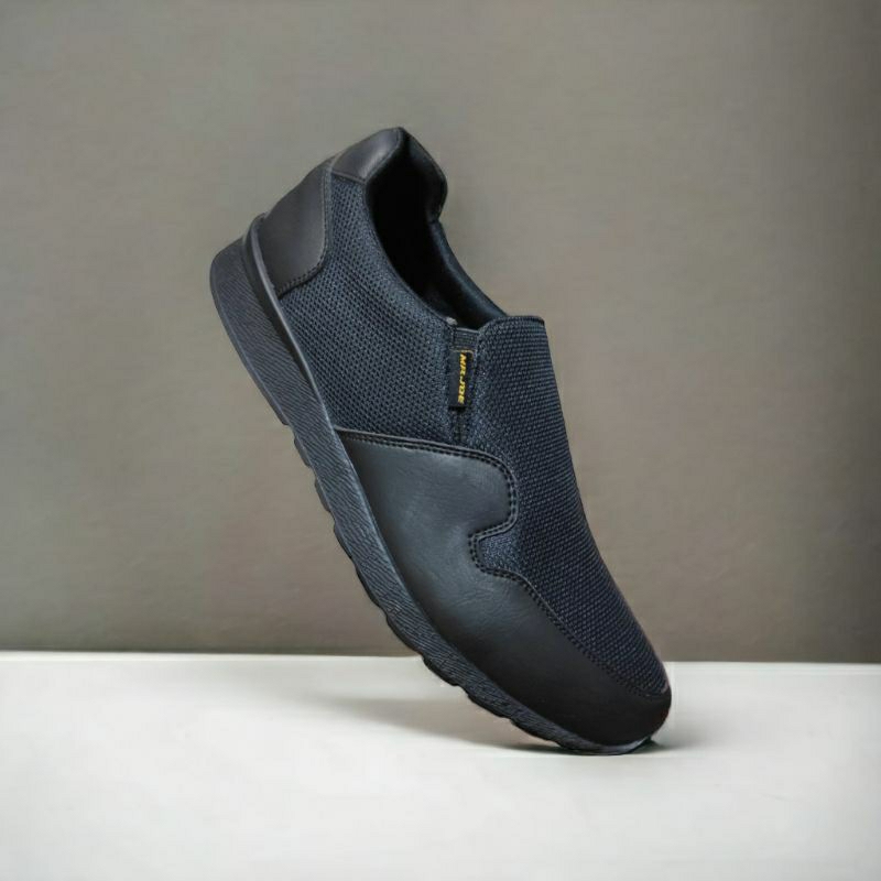 bungkusuku oya - Sepatu Casual Pria Slip On Formal Kerja Trendi Tali Serut Kulit Sintetis