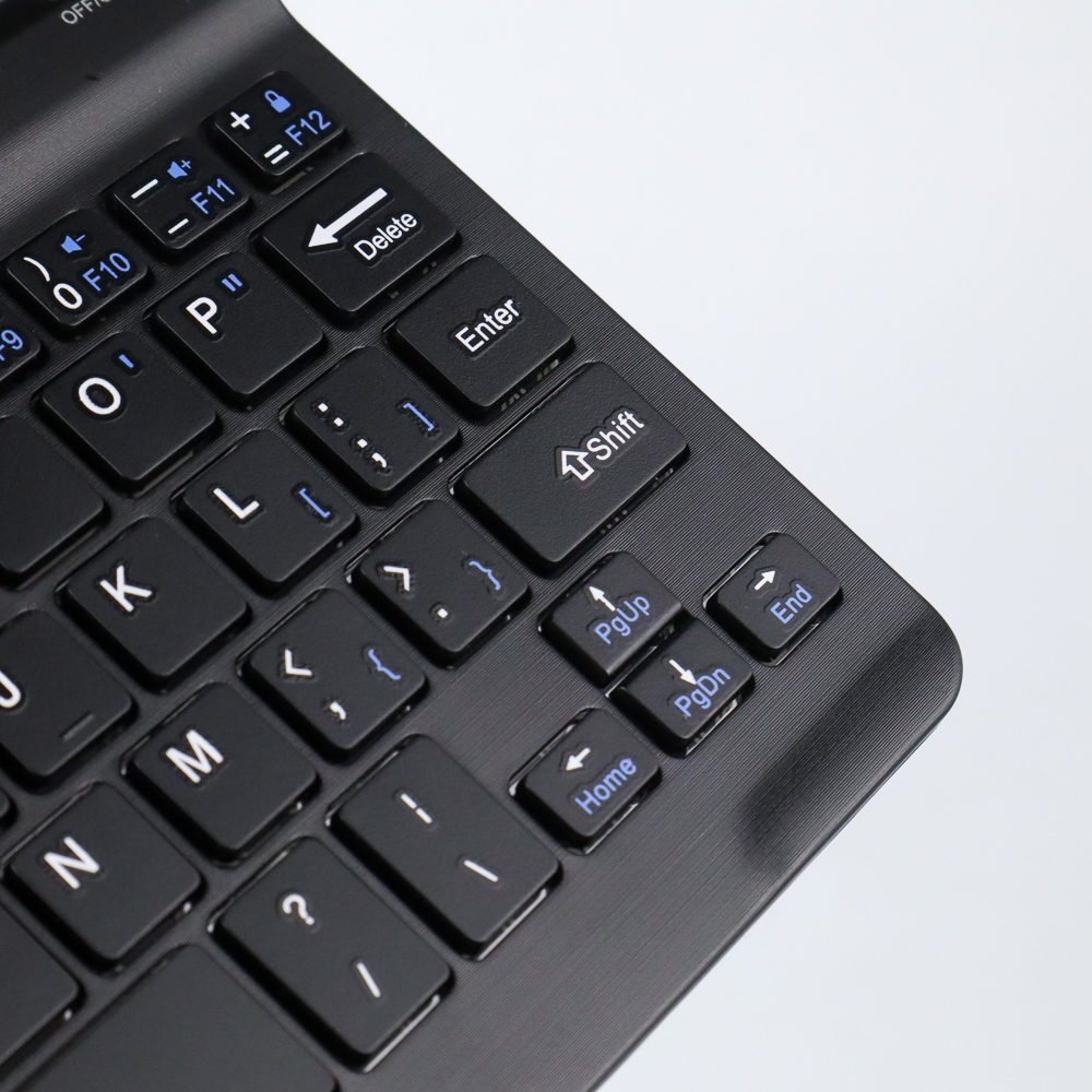 Taffware Wireless Bluetooth Keyboard Rechargeable - KM78D - BlackOMKY17BK