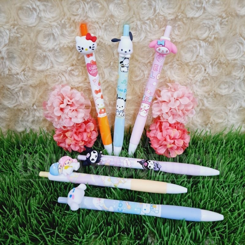 

Bolpoin Klik Kepala Karet Bolpoin Hello Kitty Bolpoin My Melody Bolpoin Kuromi Bolpoin Cinnamoroll Bolpoin Pochacco Bolpoin Little Twinstar