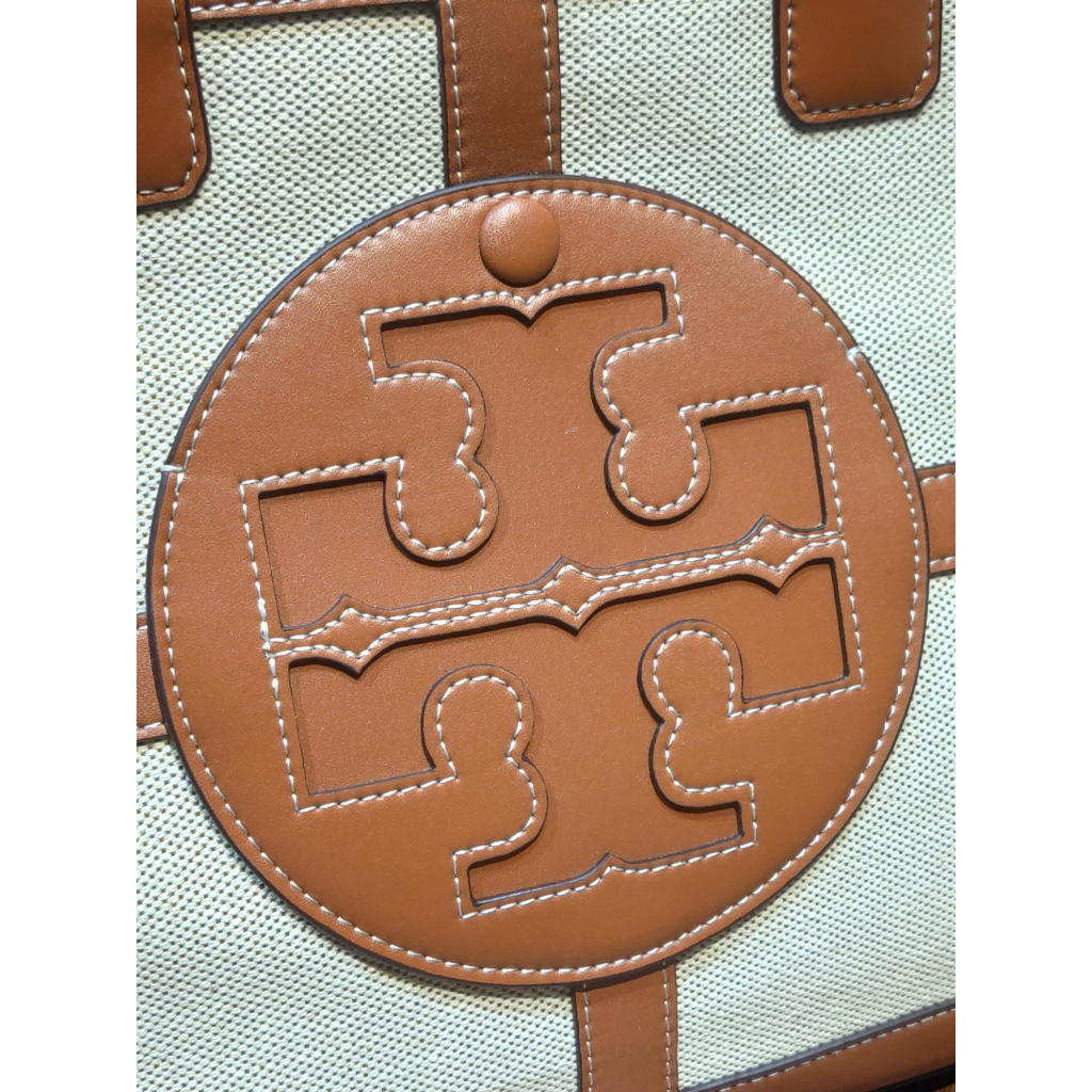 73341 TB ella New Large Tote Bag Shopping Bag Handbag Single Shoulder Bag Crossbody Bag Napa Cowhide Splice Fabric  gwd