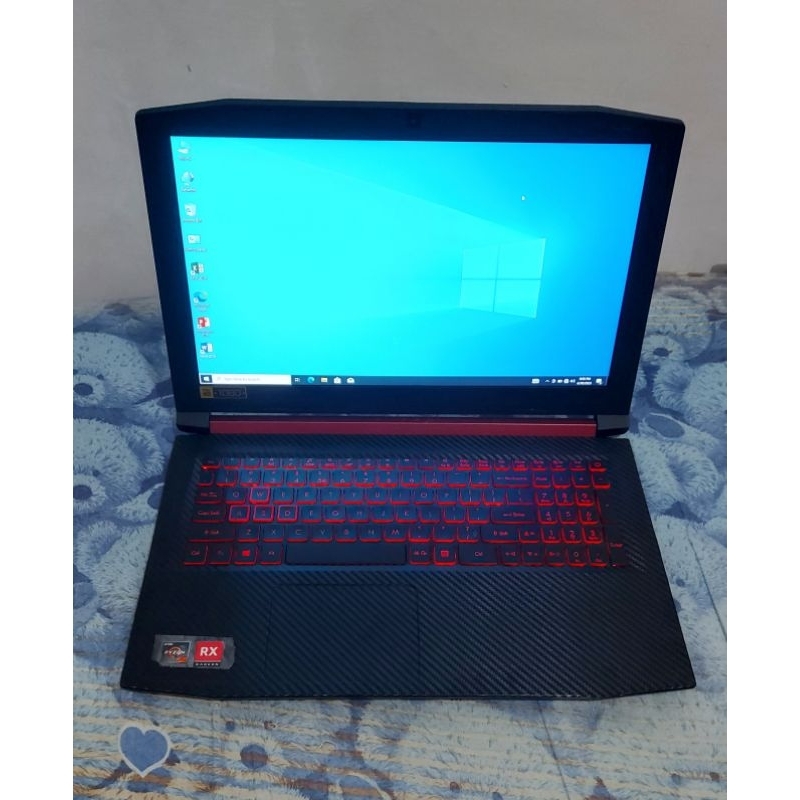 Laptop acer Nitro AN515-42 AMD Ryzen 7 ram 16GB 15inch SSD 500Gb bekas mulus