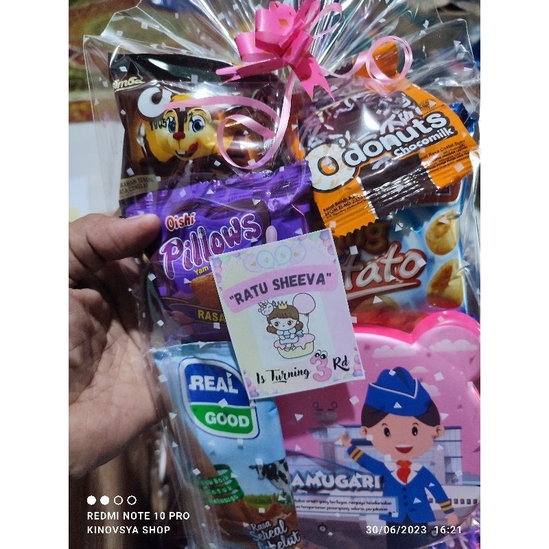 Paket Ulang Tahun Anak/Paket Ultah Murah Meriah/Snack Ulang Tahun Murah/Paket Ultah kotak makan, Sna