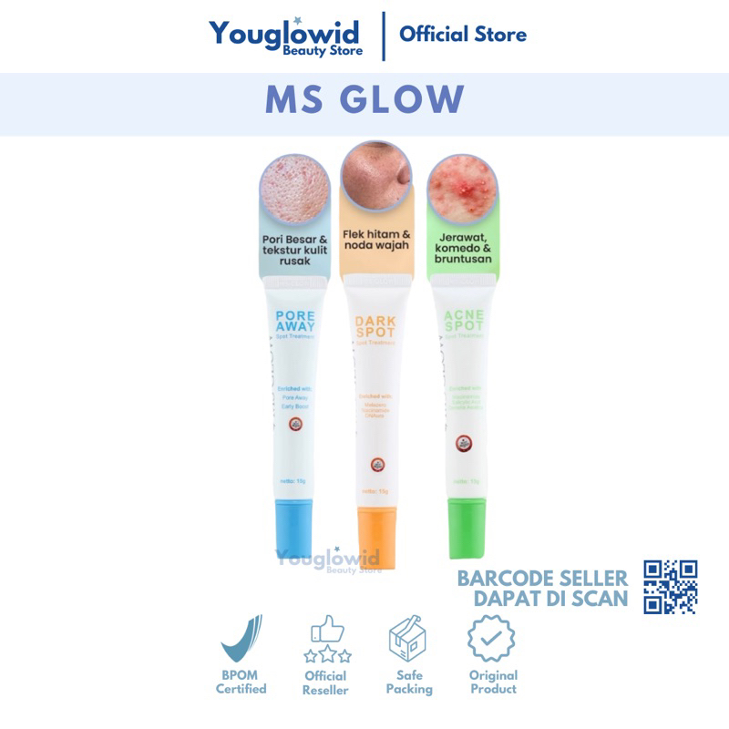 【Official Store】MS GLOW Acne spot Darkspot Pore away Msglow Spot Treatment